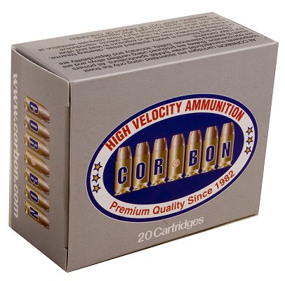 Corbon Self Defense Cartridges SD45200/20, 45 ACP +P, Jacketed Hollow Point (JHP), 200 GR, 1050 fps, 20 Rd/bx