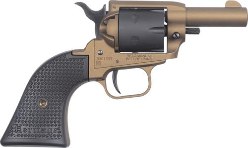 Heritage Barkeep Revolver BK22A2, 22 LR, 2.68", Black Star Polymer Grips, Burnt Bronze Cerakote Finish, 6 Rds
