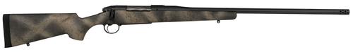 Bergara Premier Highlander Bolt Action Rifle BPR3365, 6.5 Creedmoor, 24", Woodland Camo Stock, Gray Cerakote Finish, 4 Rds