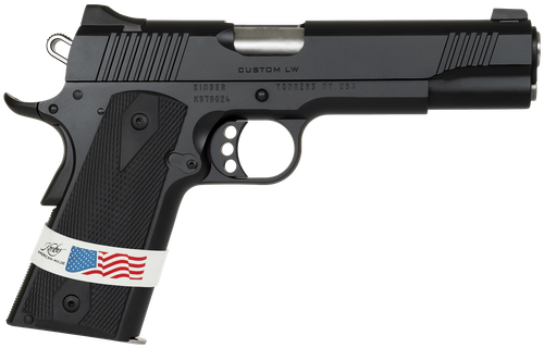 Kimber Custom LW Liberty Pistol 3000500, 45 ACP, 5in, ANKA Grips, KimPro Black Finish, 7 Rds
