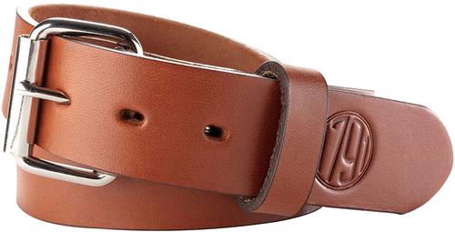 1791 Gunleather Gun Belt 01 (BLT-01-48/52-CBR-A), Size 48/52, 1-1/2" Width, Classic Brown Leather