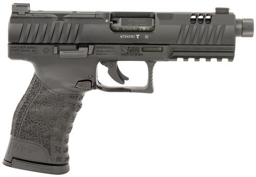 Walther WMP Optic Ready Rimfire Pistol 5220300, 22 WMR, Striker Fired, 4.9" Threaded, Polymer Grip, Black Finish, 15 Rd