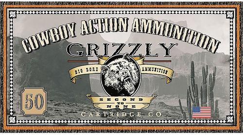 Grizzly Ammunition Cowboy Action Pistol Ammunition GC38SP7, 38 Special, Semi Wad-Cutter, 158 GR, 900 fps, 50 Rd/bx
