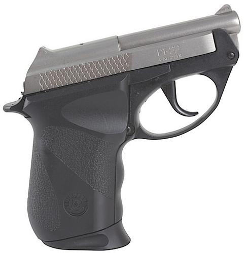 Taurus PT-22 Pistol 1220039PLY, 22 Long Rifle, 2.75 in, Polymer Grip, Stainless Finish, 8 Rd