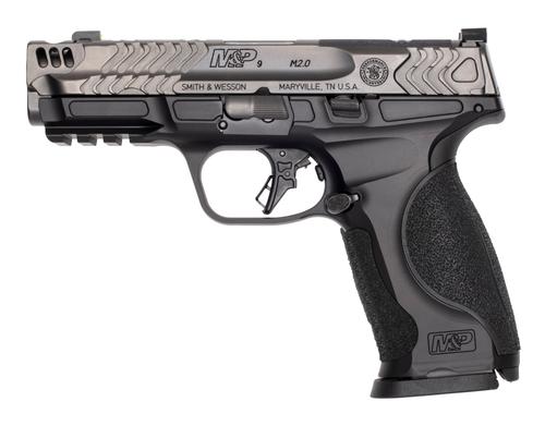 Smith and Wesson M&P9 M2.0 13987, 9mm, 4.22", Optic Ready, Metal Frame, Gray Armornite Finish, 17 Rds