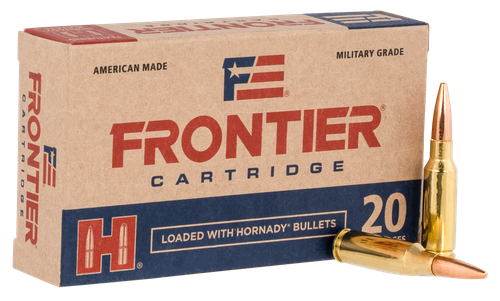 Hornady Frontier Rifle Ammunition FR700, 6.5 Grendel, FMJ, 123 GR, 2580 fps, 20 Rd/bx