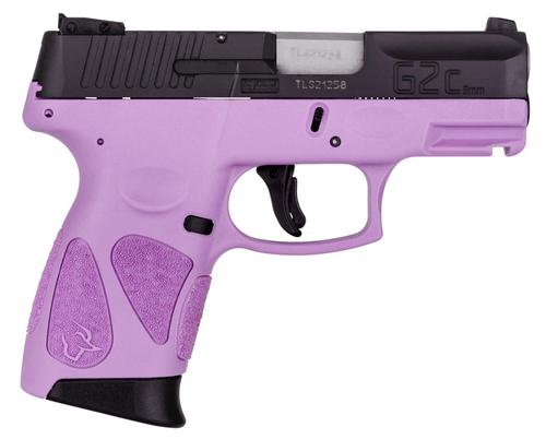 Taurus G2C Semi-Auto Pistol 1G2C93112LP, 9mm Luger, 3.26", Light Purple Finish, 12 Rds