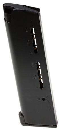 Wilson Combat 1911 45 ACP 8 Round Black Magazine w/Lo Profile Steel Base Pad (500BCHD)