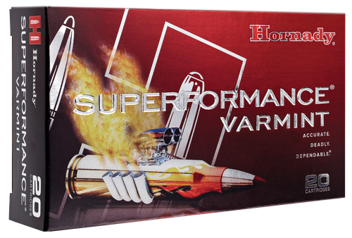 Hornady Superperformance Varmint CF Rifle Ammunition 83433, 243 Winchester, V-Max, 75 GR, 3580 fps, 20 Rd/bx