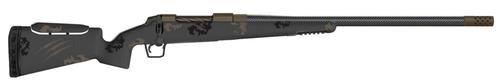 Fierce Carbon Rival FP Bolt Action Rifle FCRFP68WES22MM, 6.8 Western, 22" Threaded, Trophy Camo Carbon Stock, 3 Rds