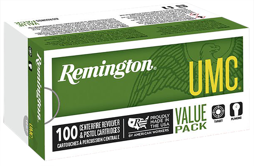 Remington UMC Handgun Ammunition Value Pack L9MM3B, 9mm, Metal Case (MC), 115 GR, 1135 fps, 100 Rd/b