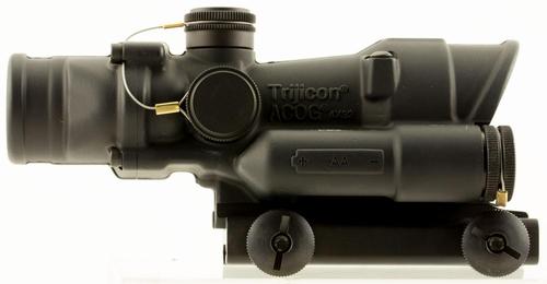 Trijicon ACOG Rifle Scope TA02C, 4x, 32mm Obj, 30mm-32mm Tube, Black, Crosshair Reticle