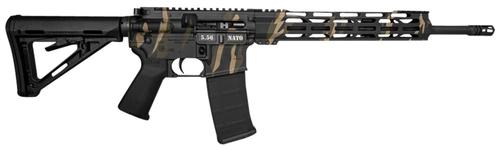 Diamondback DB-15 Rifle DB1717K171, 5.56 NATO, 16", Adjustable Carbine Stock, Tiger Stripe Finish, 30 Rds