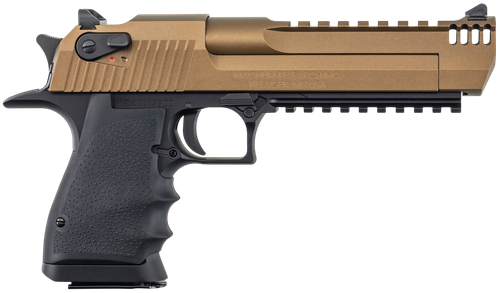Magnum Research Desert Eagle L6 Pistol DE50L6BB, 50 AE, 6.0in, Rubber Grips, Bronze Cerakote, 7 Rds