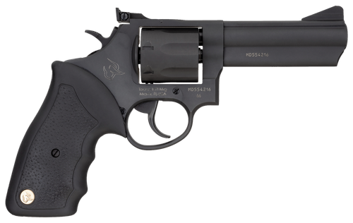 Taurus 66 Medium Frame Revolver 2660041, 357 Magnum, 4", Black Rubber Grip, Blue Finish, 7 Rd