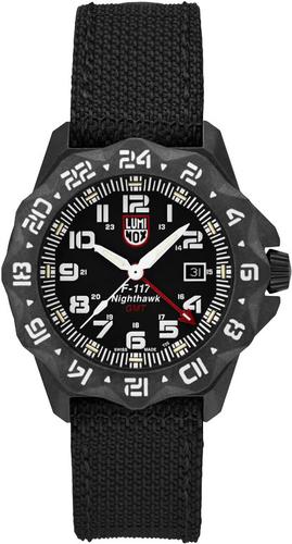 Luminox F-117 Nighthawk Watch XA.6441 Black Dial, White Figures, 44mm Black Kevlar Band