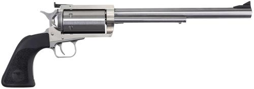 Magnum Research BFR Revolver BFR360, 360 Buckhammer, 10", Black Rubber Grips, Stainless Steel Finish, 6 Rds