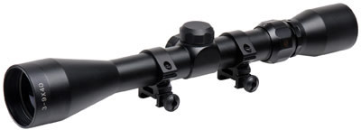 TruGlo Trushot Rifle Scope TG853940B, 3x-9x, 40mm, Black, Duplex Reticle
