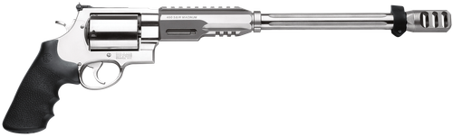 Smith & Wesson M460 XVR Revolver w/Bipod 170339, 460 S&W Magnum, 14 in, Black Synthetic Grip, Stainless Finish, 5 Rd