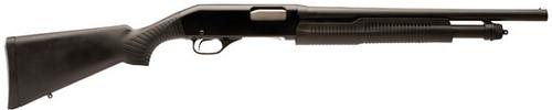 Savage Stevens 320 Pump Security Shotgun 19486, 12 Gauge, 18.5 in, 3 in Chmbr, Synthetic Stock, Black Finish