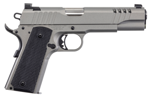 Kahr 1911 Pistol 1911TCAC6N, 45 ACP, 5in, Black Rubber Grips, Savage Cerakote Finish, 7 Rds
