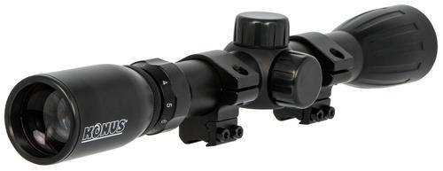Konus Optics KonusFire Rifle Scope 7351, 3-9x, 32mm Obj, 1" Tube, 30/30 Duplex Reticle
