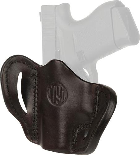 1791 Gunleather BHC Optic Ready Holster (OR-BHC-SBR-R), OWB, Right Handed, Signature Brown Leather