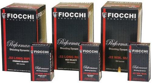 Fiocchi Super Match Rifle Rimfire Ammunition 22SM320, 22 Long Rifle, Round Nose (RN), 40 GR, 1050 fps, 50 Rd/bx