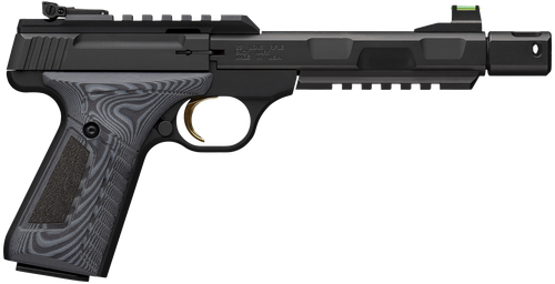 Browning Buck Mark Contour Pro Pistol 051598490, 22 LR, 4.40in, Black/Gray G10 Grips, Matte Black Finish, 10 Rds