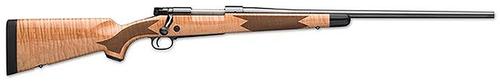 Winchester M70 Super Grade Bolt Action Rifle 535218294, 6.5 PRC, 24 in, Maple Stock, Polished Blued Finish, 3 Rds