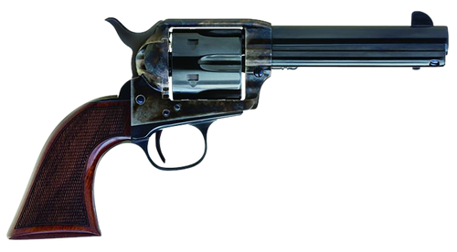 Cimarron Arizona Ranger Revolver AR410, 45 Colt (LC), 4.75in, Checkered Walnut Grips, Steel Frame Finish, 6 Rds