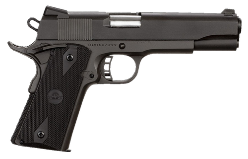 Rock Island Armory TAC 1911 Semi-Auto Pistol 51632, 9mm, 5 in, Black Grips, Matte Black Finish, 8 Rd