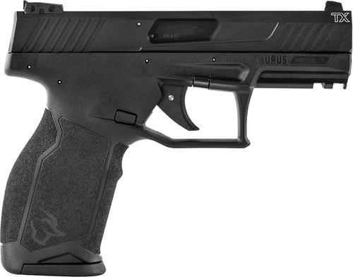 Taurus TX22 Rimfire Pistol 1-TX22241, 22 LR, 4.10" Threaded Barrel, Black Polymer Grips/Frame, 16+1 Rds