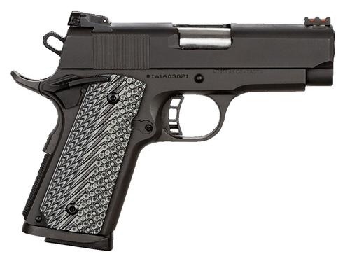 Rock Island Rock Ultra CS-L Pistol 51585, 45 ACP, 3.60", Black/Gray G10 Grips, Black Anodized, 7 Rds