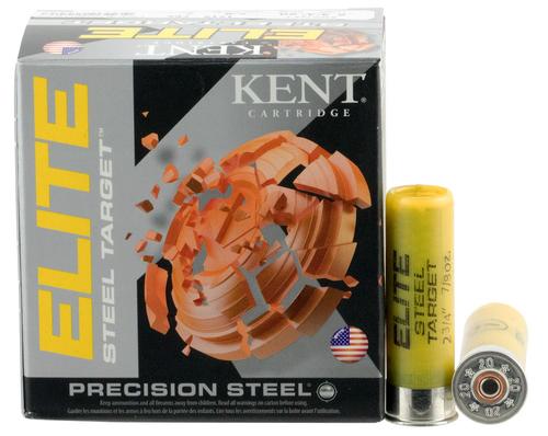 Kent Elite Steel Target Shotshells E20ST247, 20 Gauge, 2-3/4", 1215 fps, #7 Steel Shot, 25 Rds/bx