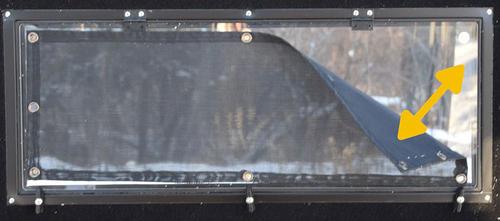 Orion Magnetic Black Window Mesh (BLD1004040) Vertical or Horizontal, Pack of 4