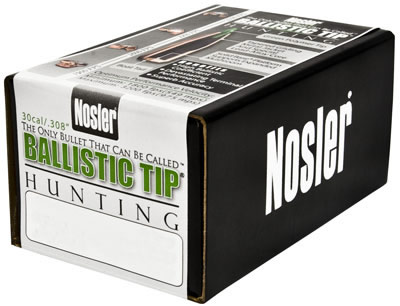 Nosler Spitzer Hunting Ballistic Tip 30 Caliber 125 Grain 50/Box (30125), Not Loaded