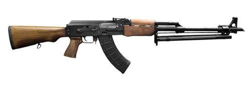 Zastava M72 RPK Rifle ZR72762W, 7.62x39mm, 21.5" Ribbed Barrel, Wood Battle Worn Walnut Furniture Stock, 30 Rds
