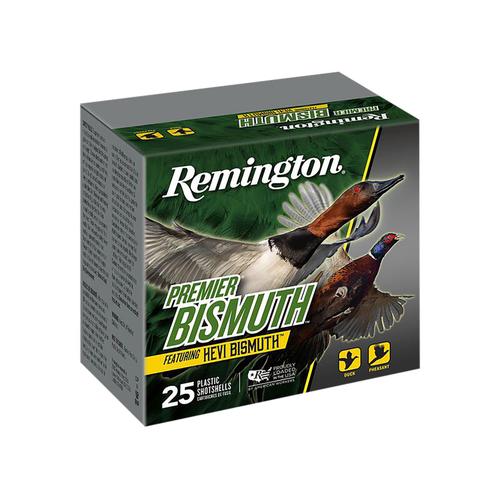 Remington Premier Bismuth Shotshells R20505, 12 Gauge, 2-3/4", 1 1/4 oz, 1400 fps, #5 Steel Shot, 25 Rds/box