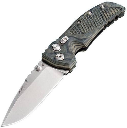 Hogue EX-01 Folding Knife w/Drop Point Blade, G-Mascus Green G10 (34178)