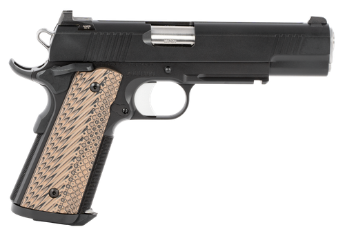 Dan Wesson Specialist Semi Auto Pistol 01814, 10mm Auto, 5", Black/Brown G10 Grips, Black Finish, 8 Rds