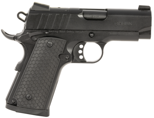 EAA MC1911 SC Influencer Optic Ready Pistol 391041, 45 ACP, 3.40in, Gray Polymer Grips, Black Finish, 6 Rds