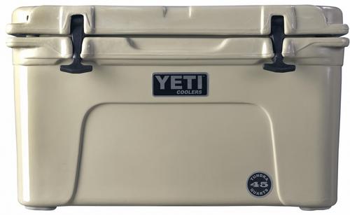Yeti Tundra Series Cooler YT45T, 45 Quarts, Desert Tan