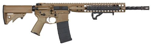 LWRC Individual Carbine Direct Impingement Rifle ICDIR5CK16, 5.56x45mm NATO, 16.10", FDE Finish, 30 Rds