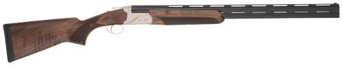 TriStar Trinity II LT Over/Under Shotgun 33146, 28 Gauge, 28", 2.75" Chmbr, Blued Barrel, Silver Steel Rec, Deluxe Walnut Furniture, Fiber Optic Sight