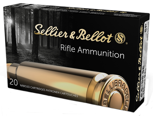 Sellier & Bellot Rifle Ammuntion SB6555B, 6.5x55 Swedish, Soft Point (SP), 140 GR, 2671 fps, 20 Rd/bx