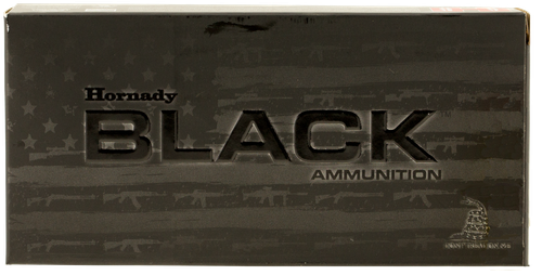 Hornady Black Rifle Ammunition 81263, 5.56mm NATO, Full Metal Jacket (FMJ), 62 GR, 3060 fps, 20 Rd/Bx