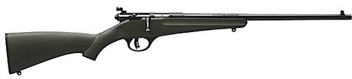 Savage Rascal Youth Bolt Action Rifle 13790, 22 Long Rifle, 16 in, Synthetic Green Stock, Black Finish