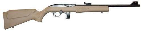Rossi RS22 Semi-Auto Rimfire Rifle RS22L1811TN, 22 LR, 18", Tan Synthetic Stock, Black Finish, 10 Rds