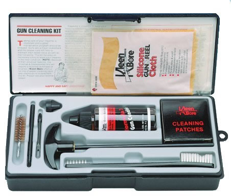 Kleen-Bore PK210 35/9MM Handgun Cleaning Kit w/Steel Rod